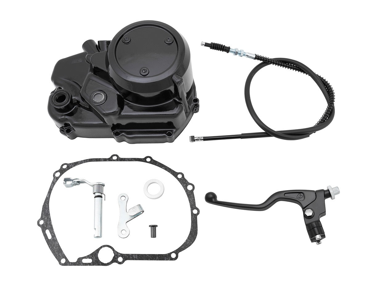 TB Parts Manual Clutch Kit - Black w/Black Lever - KLX110